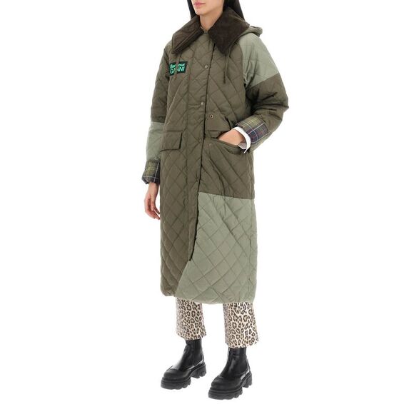BARBOUR x GANNI Trench Trapuntato Burghley - Picture 4 of 4